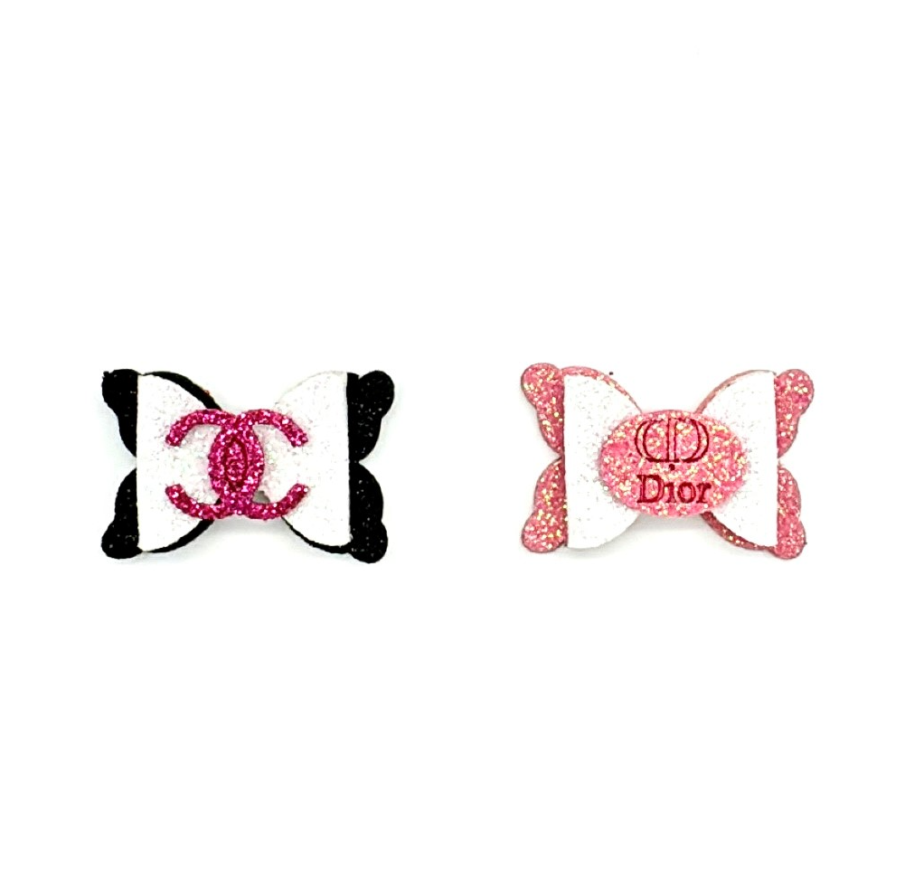 Luxury CC & CD Designer Bow (2 Pack)