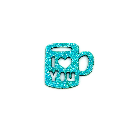 Turquoise I Love You Mug