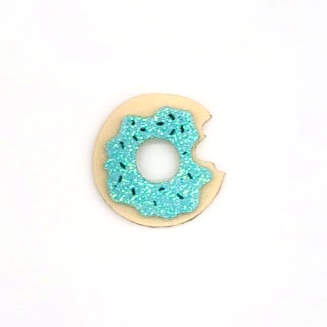 Turquoise Doughnut Bite